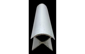 Fibo Aluminium Rounded External Profile 2.4m